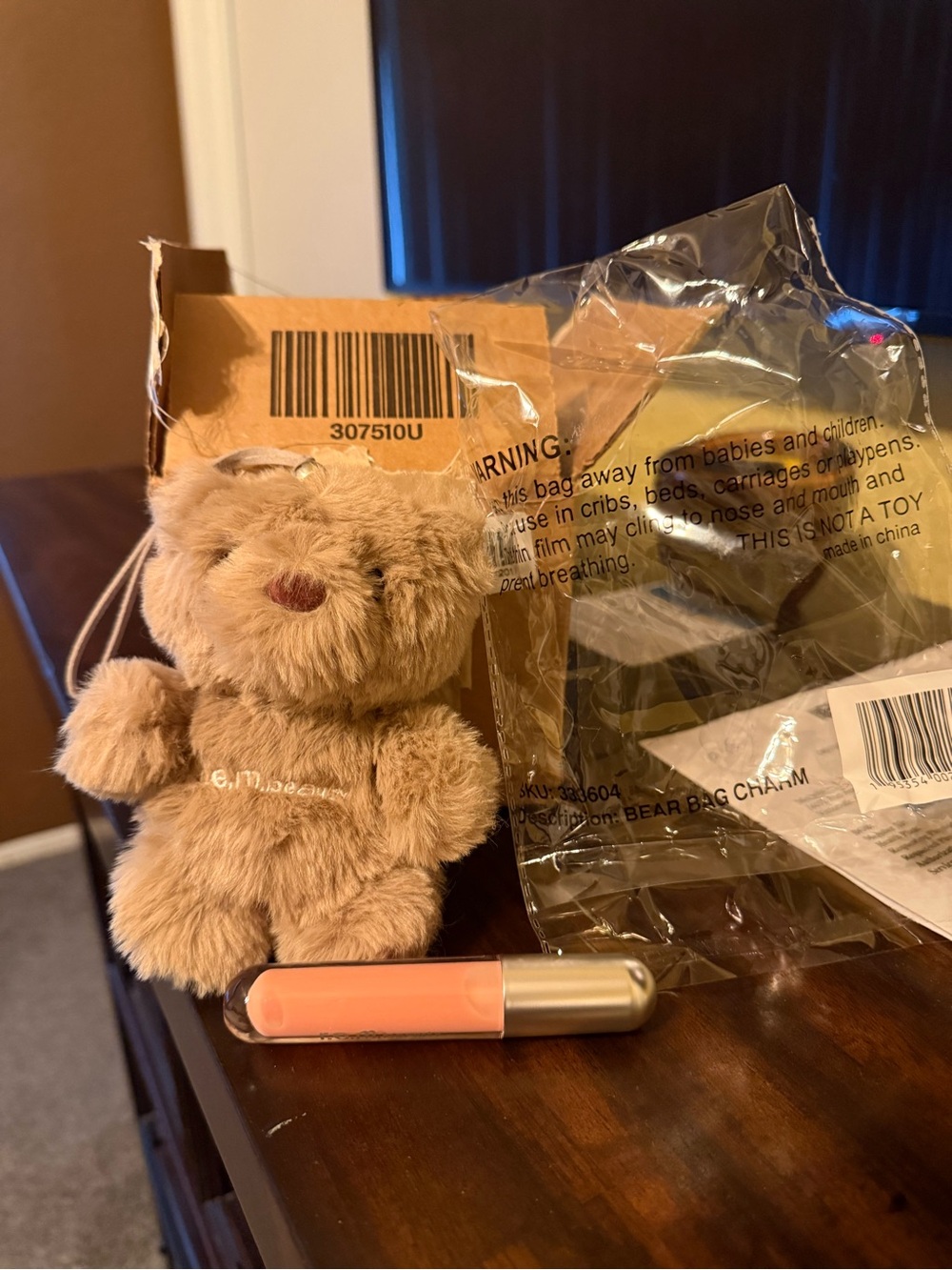 R.E.M BEAUTY TOUR BEAR BAG CHARM BNWT